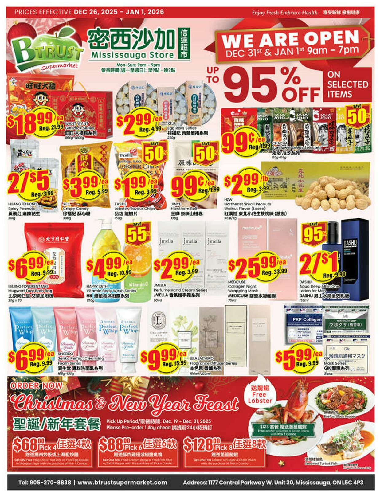 Flyer Btrust Supermarket 26.12.2025 - 01.01.2026