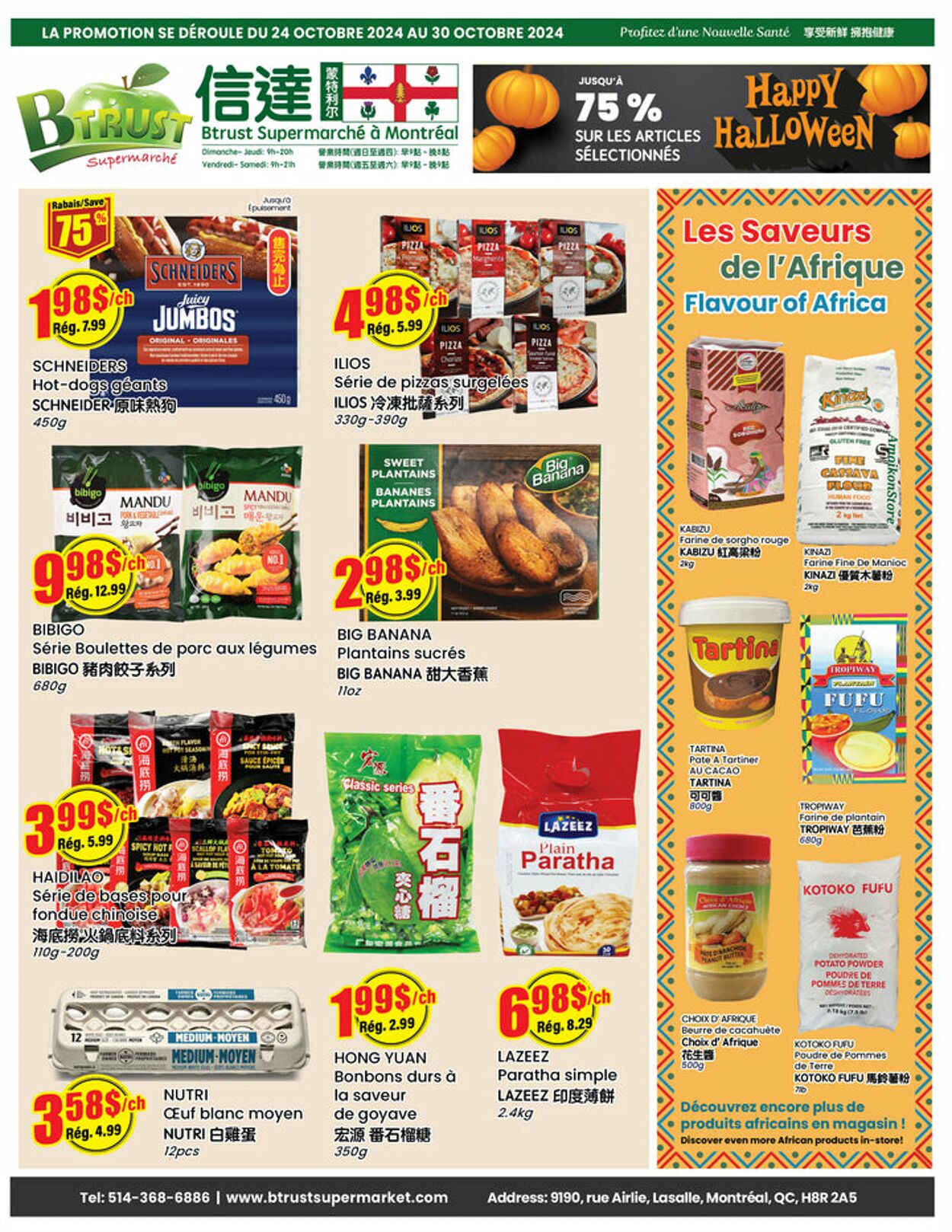 Flyer Btrust Supermarket 24.10.2024 - 30.10.2024