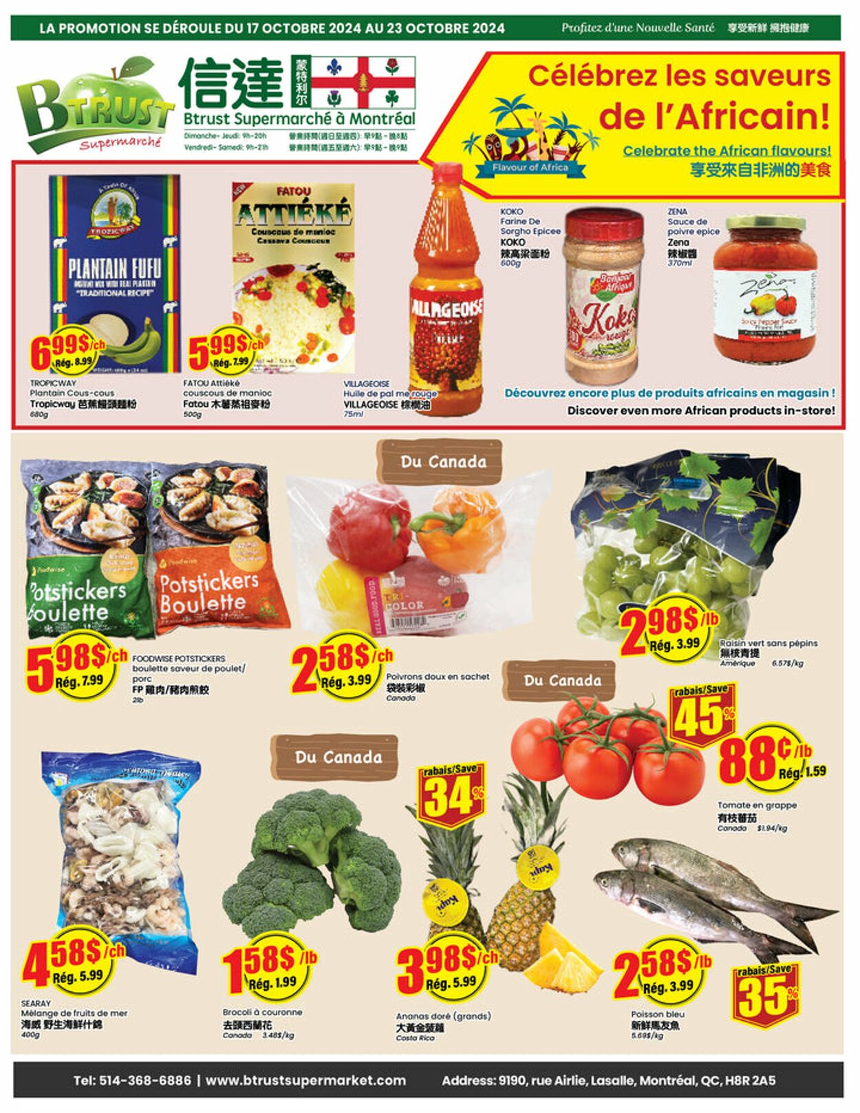 Flyer Btrust Supermarket 17.10.2024 - 23.10.2024