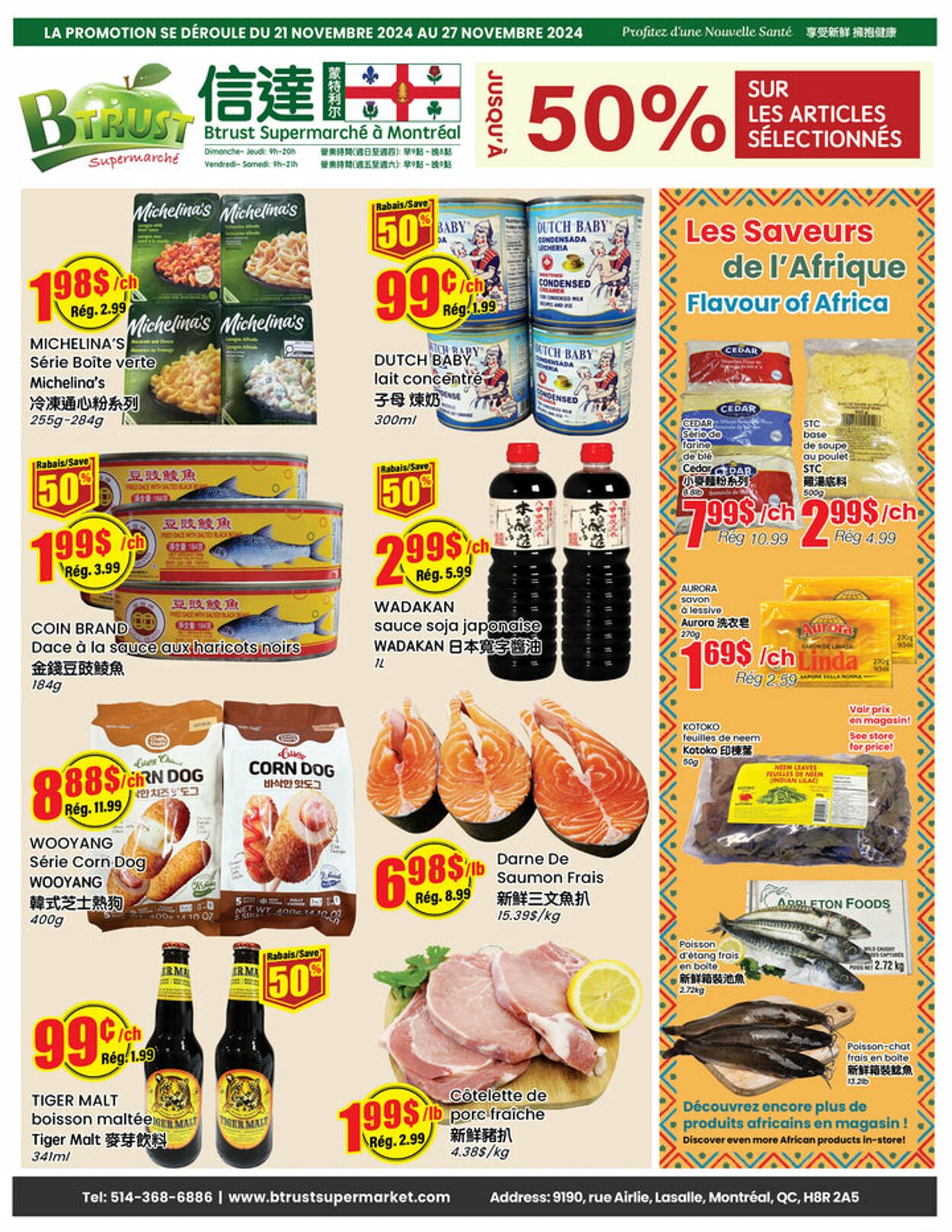 Flyer Btrust Supermarket 21.11.2024 - 27.11.2024