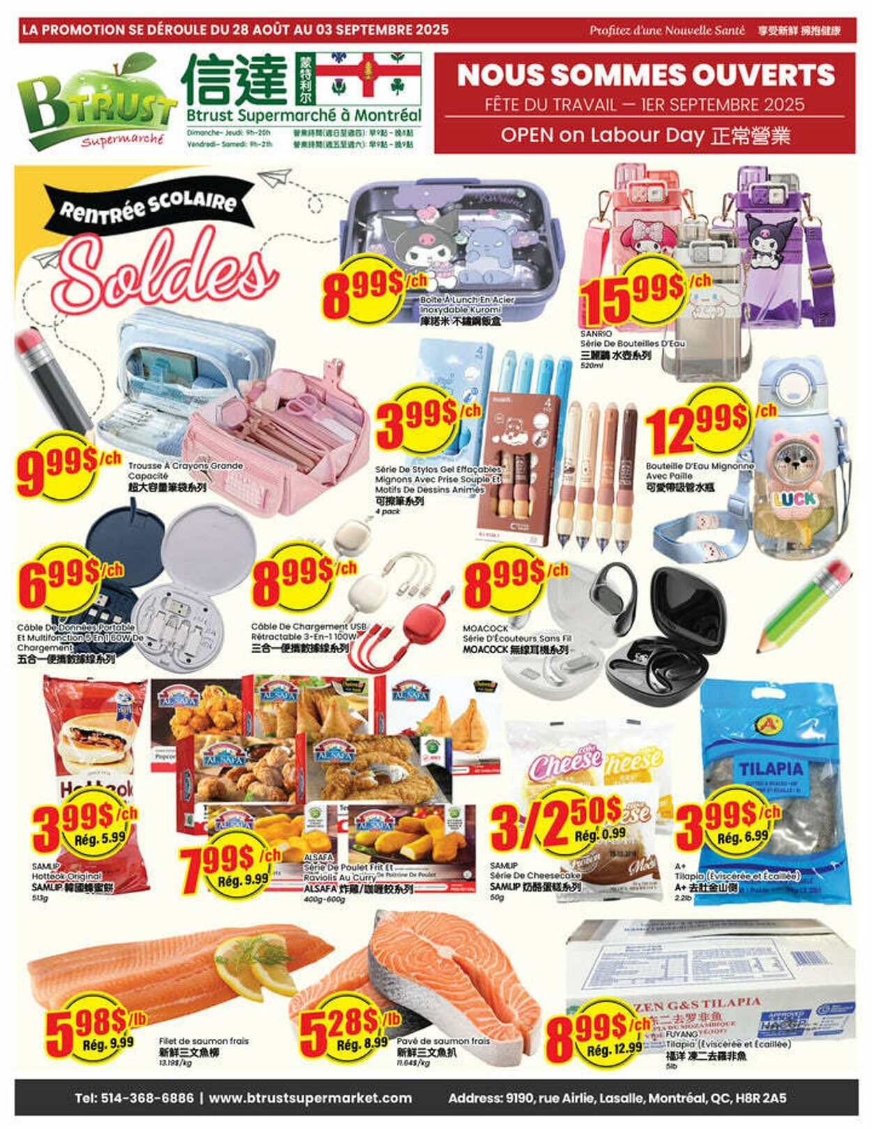 Flyer Btrust Supermarket 28.08.2025 - 03.09.2025