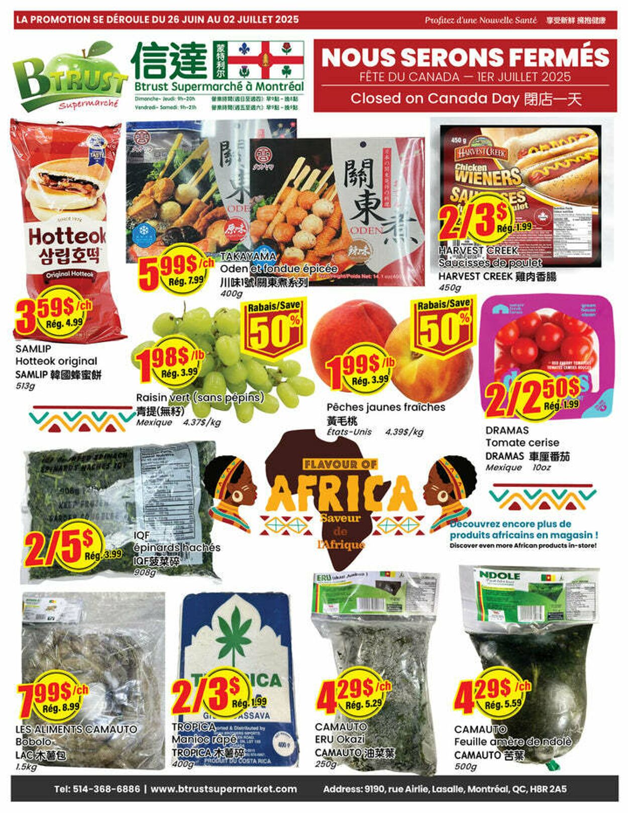 Flyer Btrust Supermarket 26.06.2025 - 02.07.2025