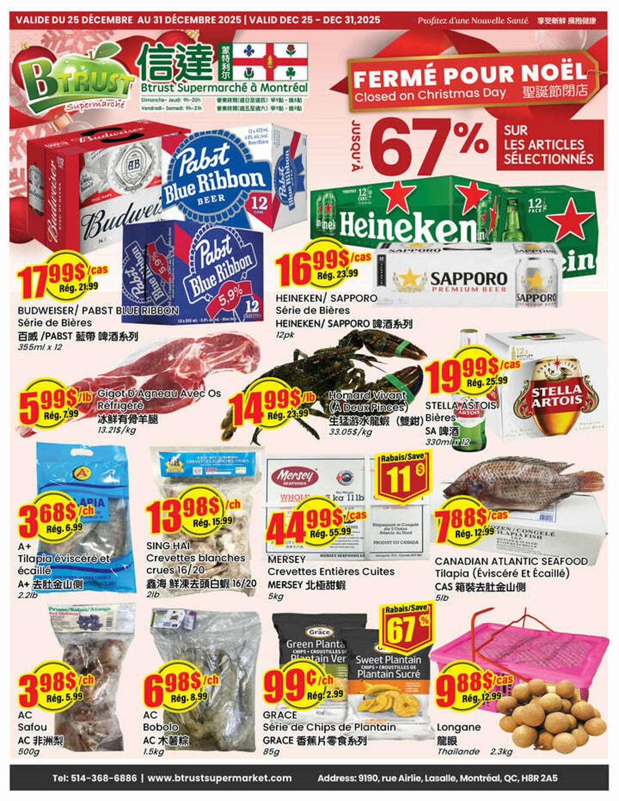 Flyer Btrust Supermarket 25.12.2025 - 31.12.2025