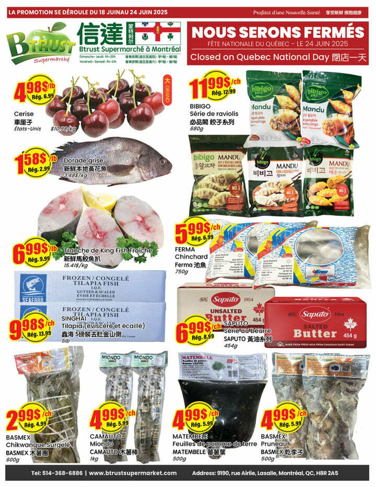 Flyer Btrust Supermarket 19.06.2025 - 25.06.2025