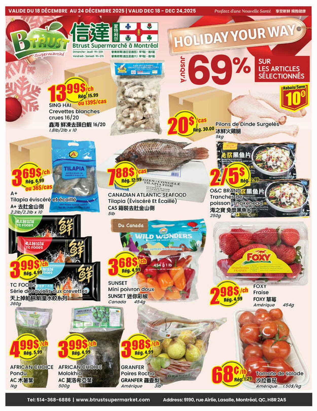 Flyer Btrust Supermarket 18.12.2025 - 24.12.2025