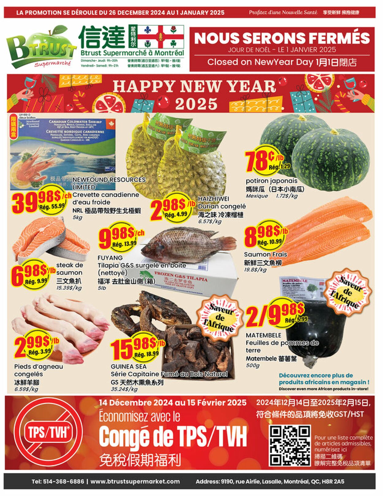 Flyer Btrust Supermarket 26.12.2025 - 01.01.2026