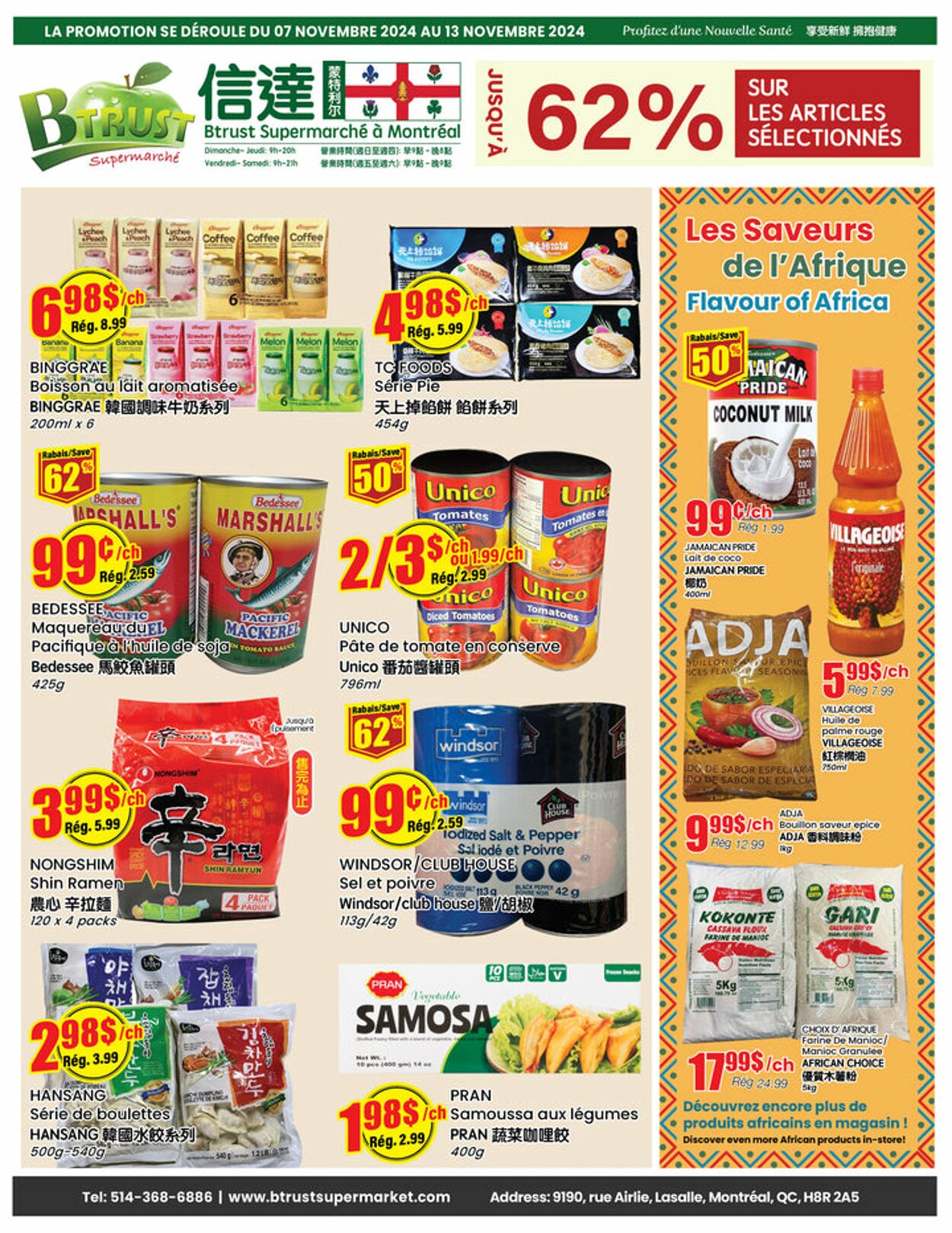 Flyer Btrust Supermarket 07.11.2024 - 13.11.2024