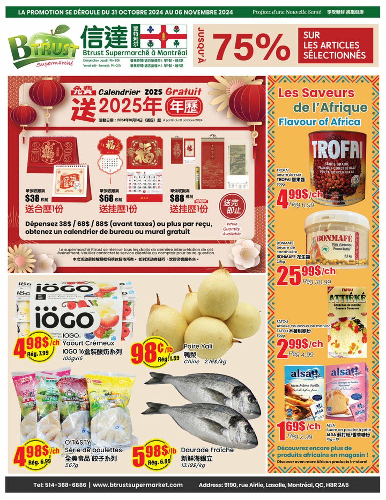 Flyer Btrust Supermarket 31.10.2024 - 06.11.2024