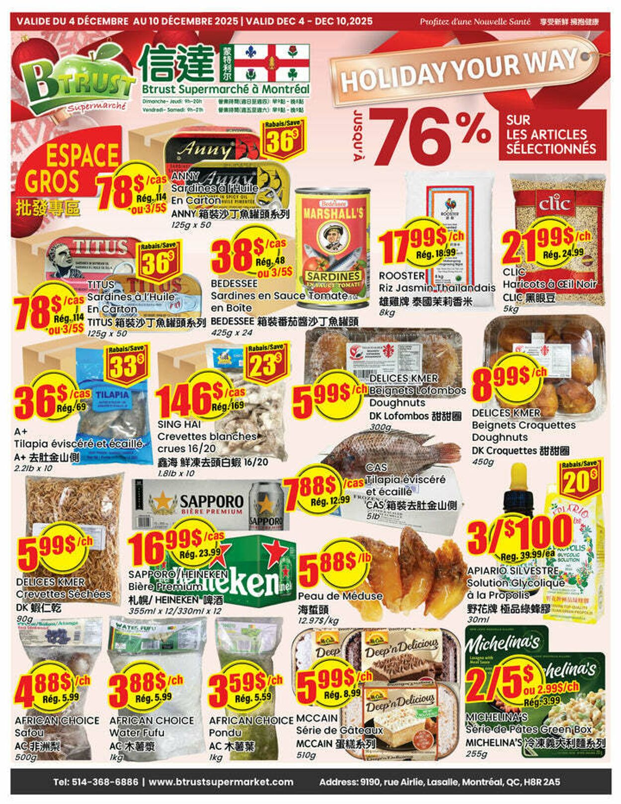 Flyer Btrust Supermarket 04.12.2025 - 10.12.2025