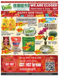 Flyer Btrust Supermarket 27.12.2024 - 02.01.2025