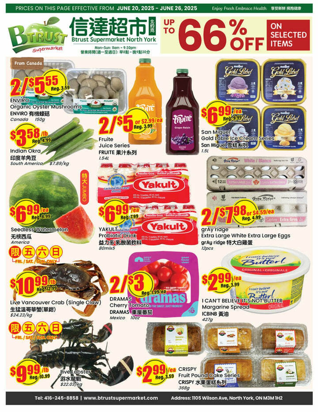 Flyer Btrust Supermarket 20.06.2025 - 26.06.2025