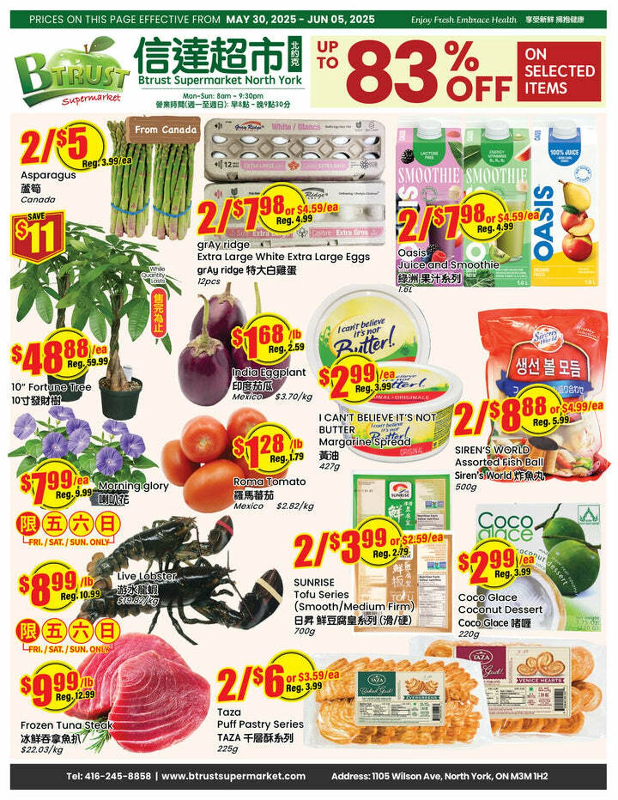 Flyer Btrust Supermarket 30.05.2025 - 05.06.2025