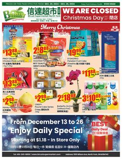 Flyer Btrust Supermarket 20.12.2024 - 26.12.2024