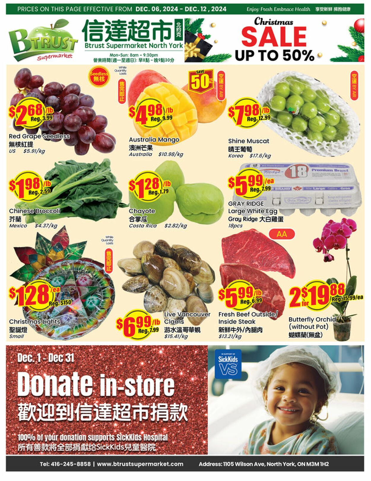 Flyer Btrust Supermarket 06.12.2024 - 12.12.2024