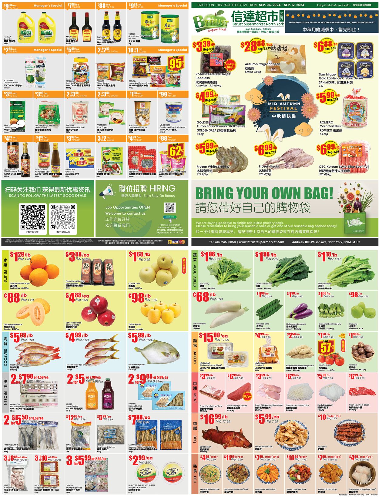 Flyer Btrust Supermarket 06.09.2024 - 12.09.2024