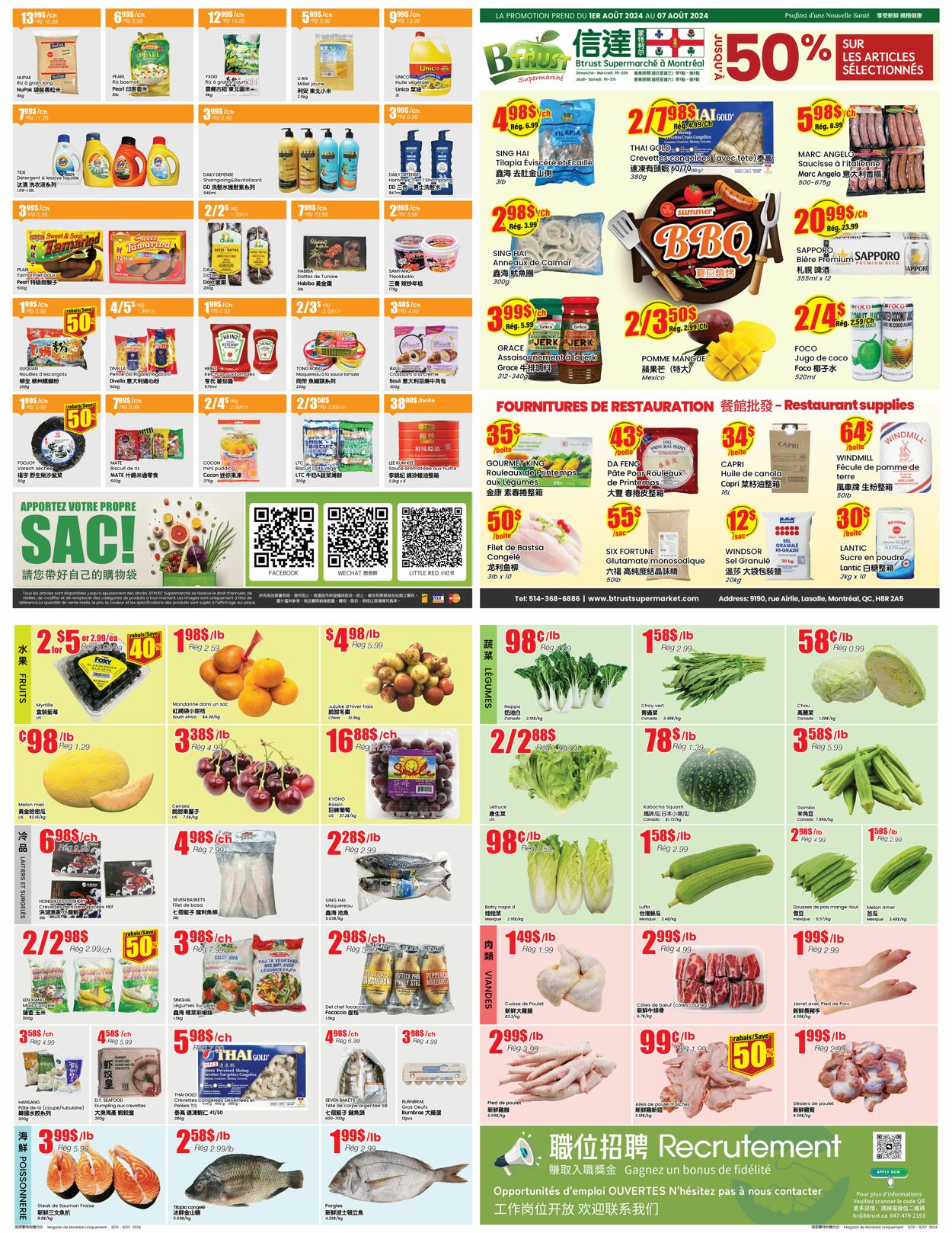 Flyer Btrust Supermarket 02.08.2024 - 08.08.2024