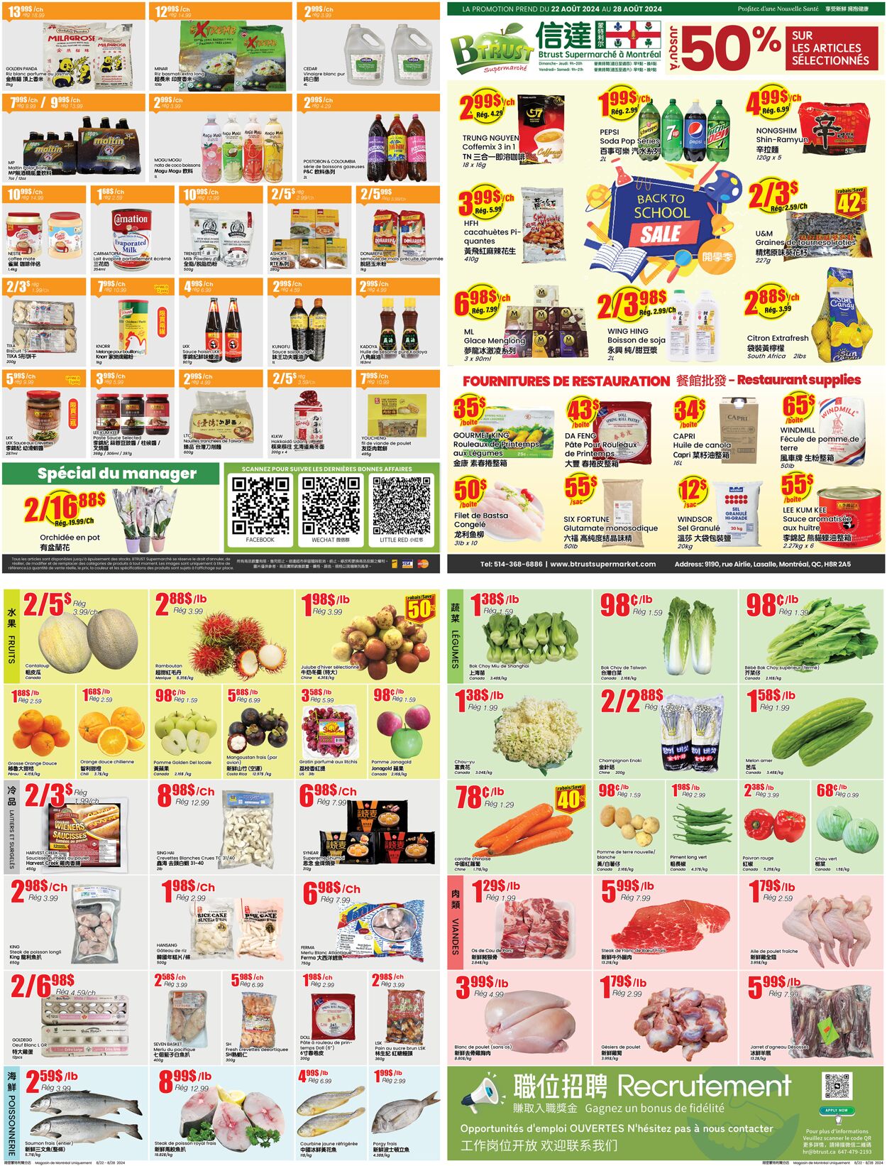 Flyer Btrust Supermarket 22.08.2024 - 28.08.2024