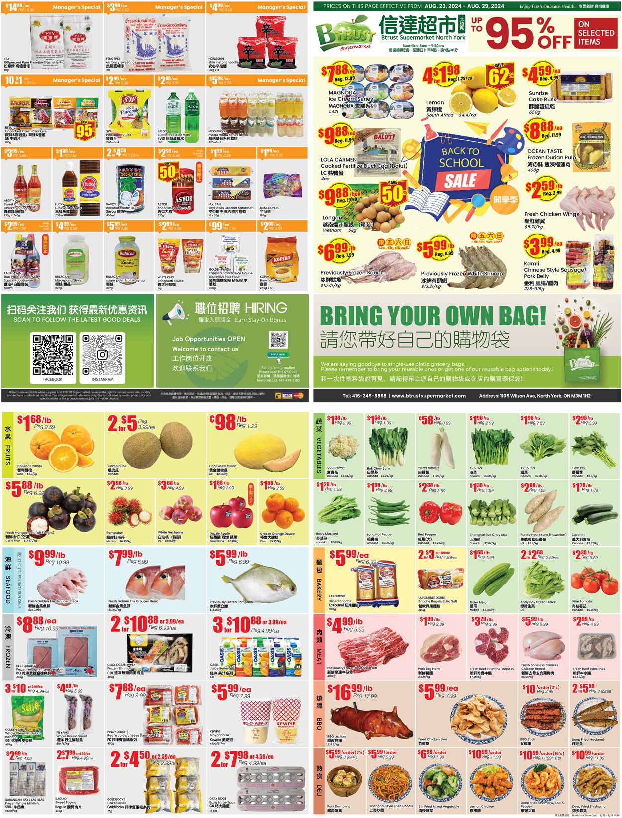 Flyer Btrust Supermarket 23.08.2024 - 29.08.2024