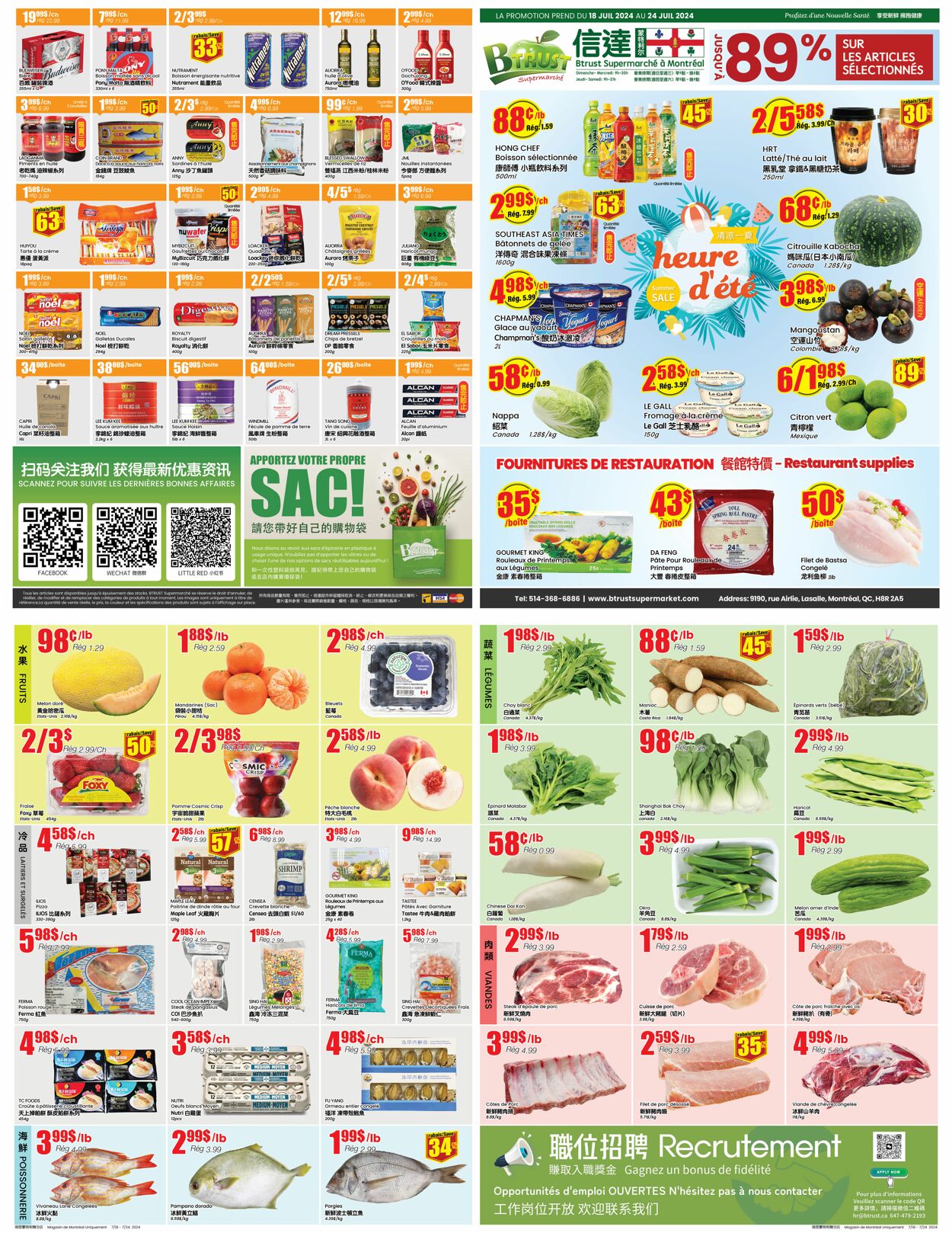 Flyer Btrust Supermarket 18.07.2024 - 24.07.2024