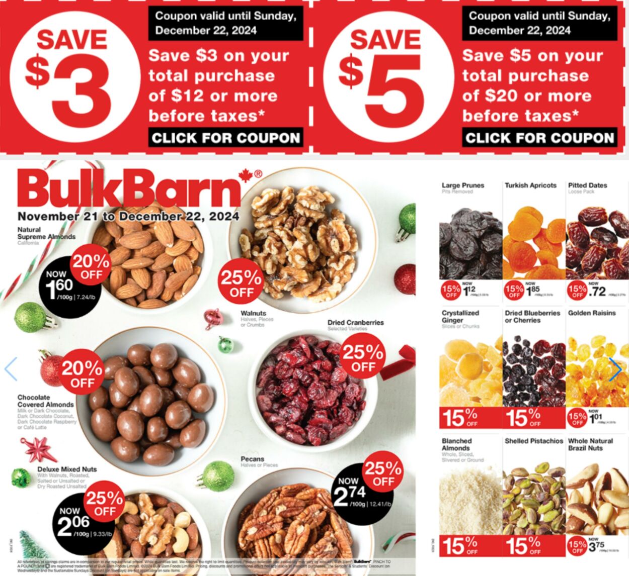 Bulk Barn Promotional flyers