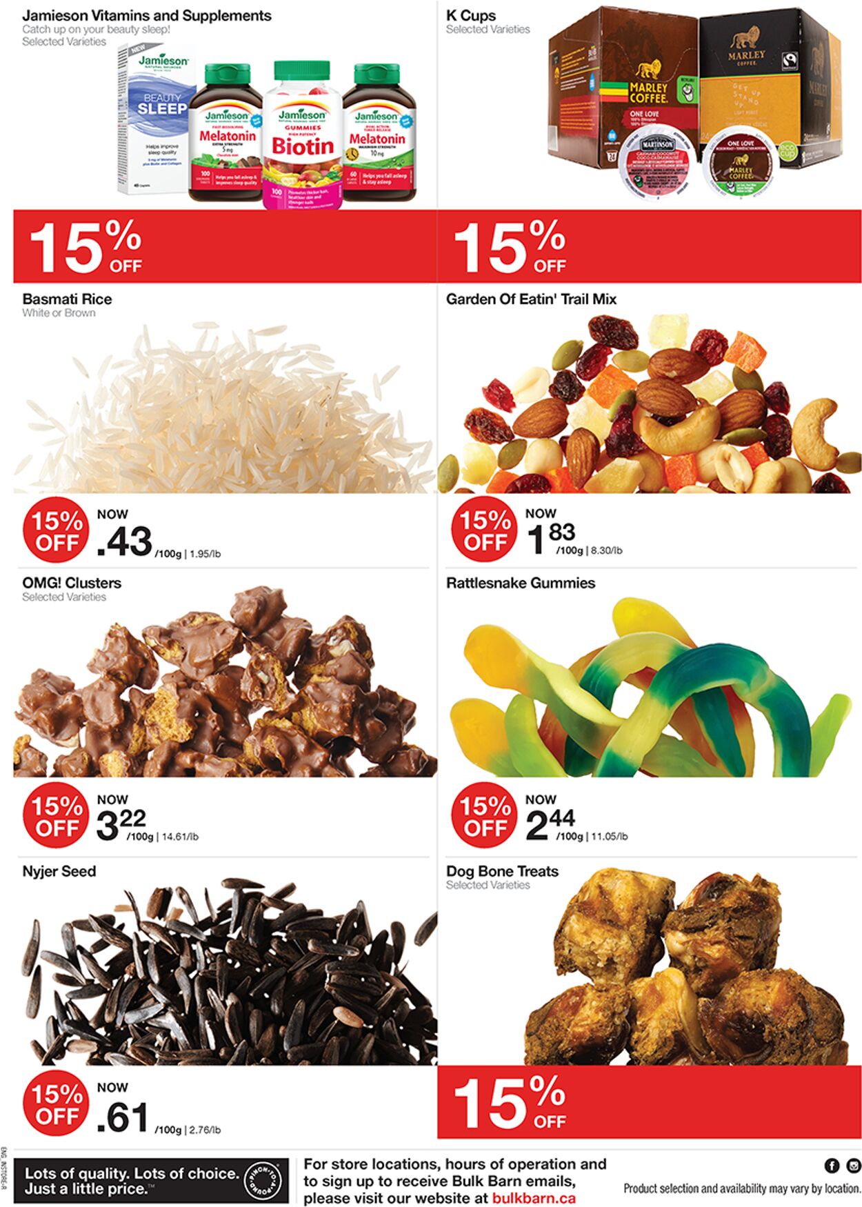 Flyer Bulk Barn 14.09.2023 - 20.09.2023