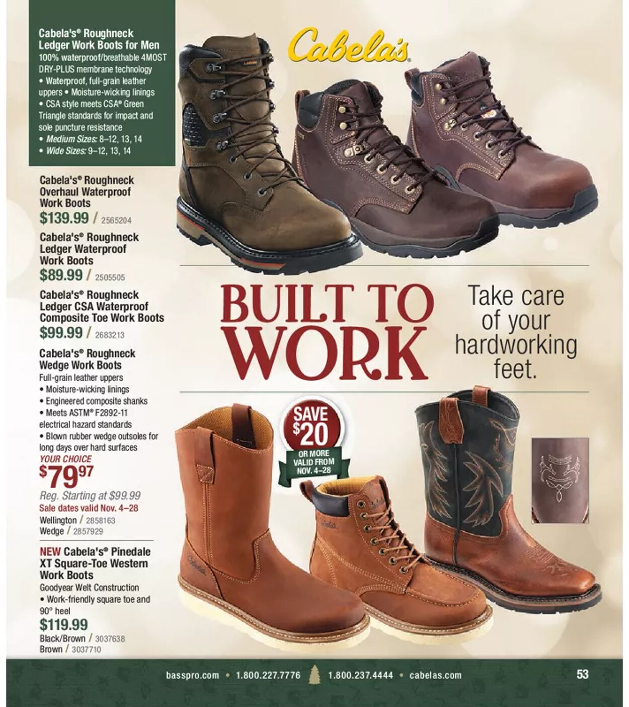 Flyer Cabela's 01.11.2021 - 22.12.2021