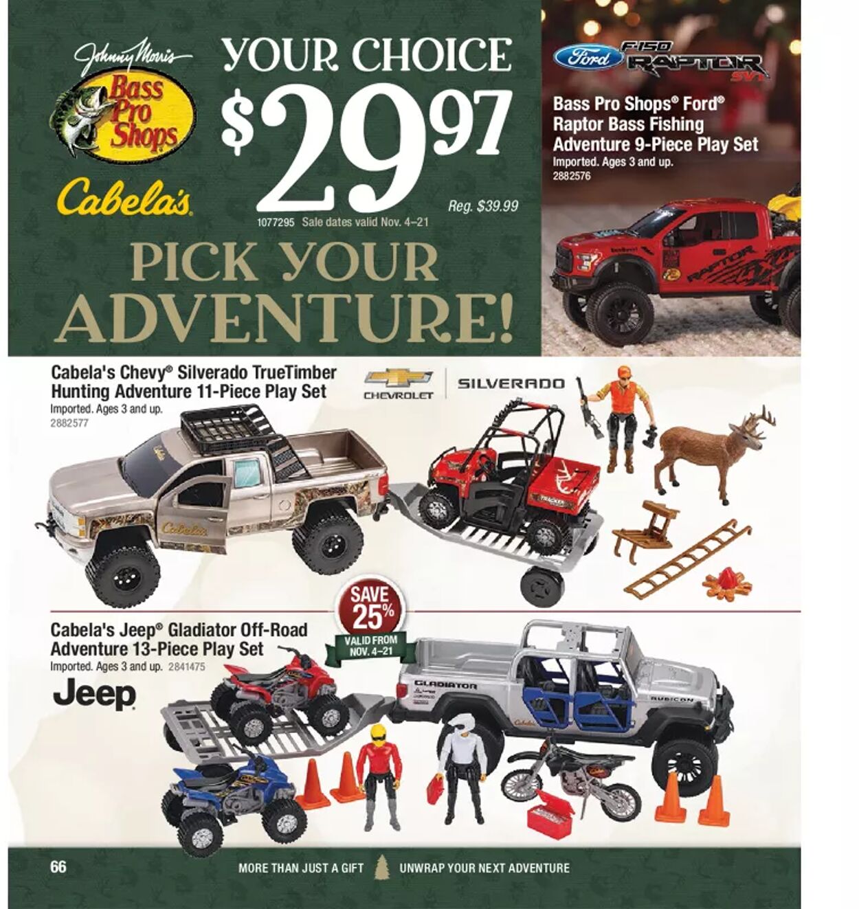 Flyer Cabela's 01.11.2021 - 22.12.2021