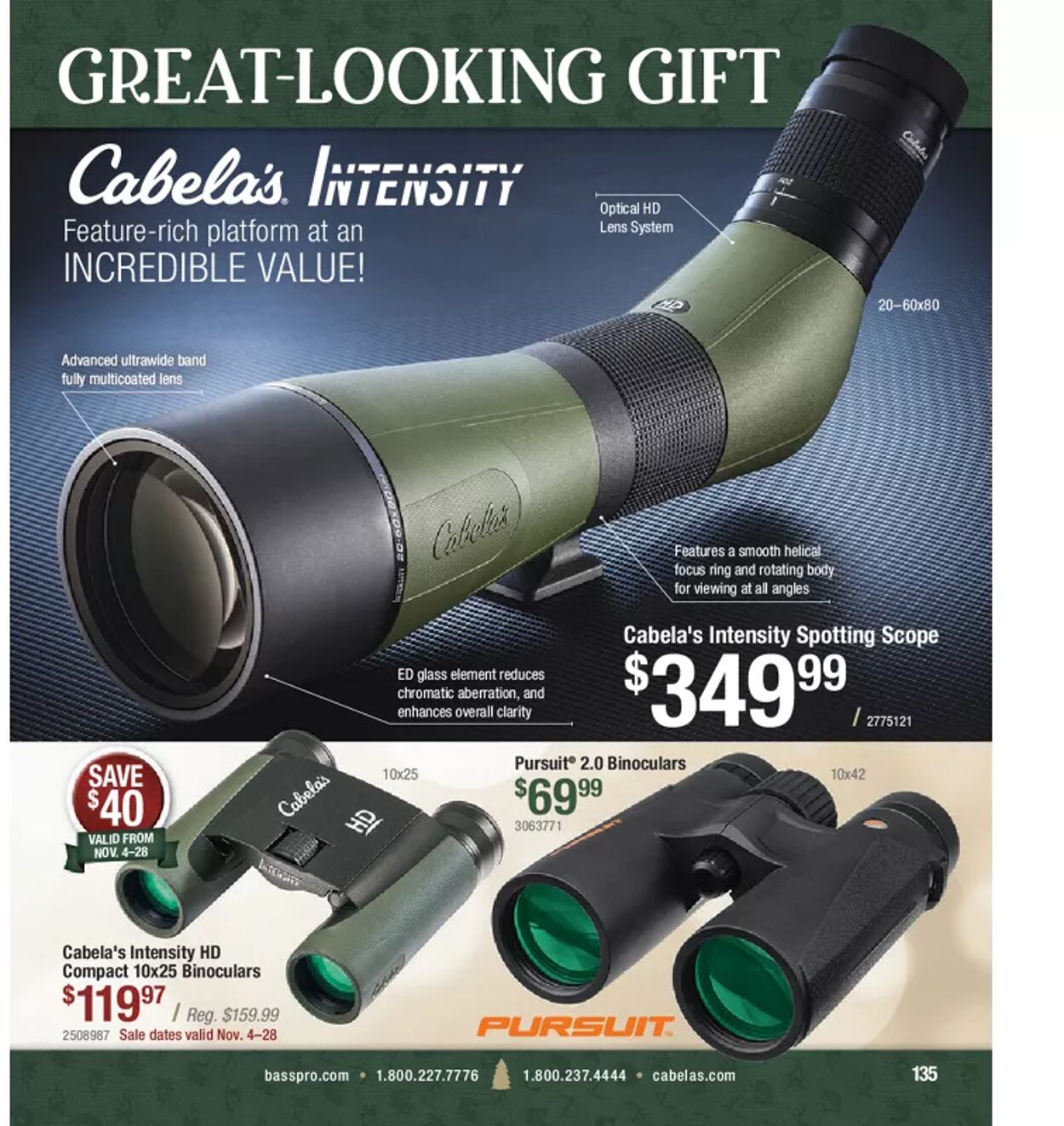 Flyer Cabela's 01.11.2021 - 22.12.2021