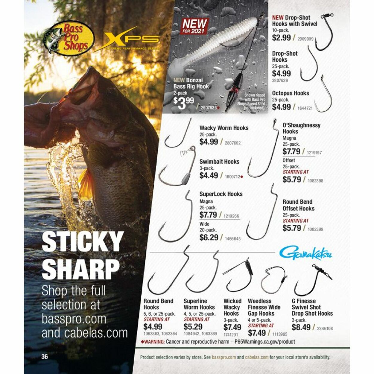 Flyer Cabela's 01.01.2021 - 31.12.2021