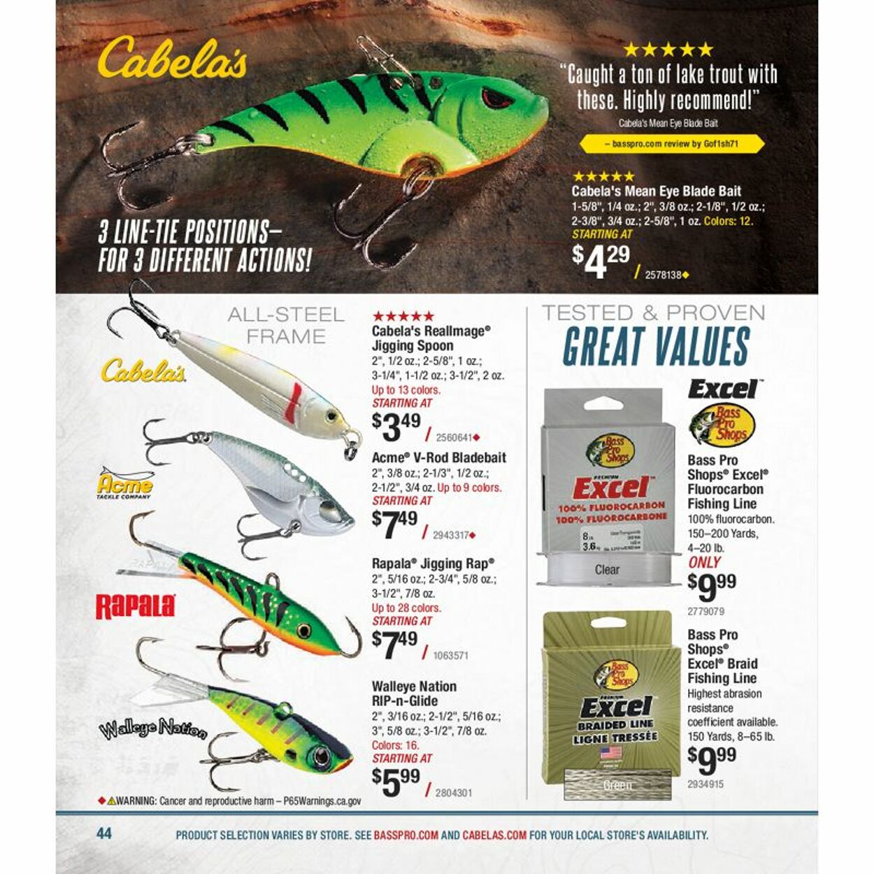 Flyer Cabela's 18.08.2022 - 31.12.2022