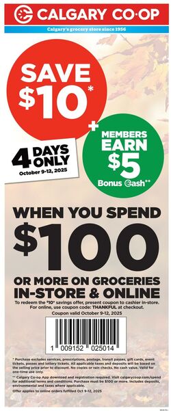 Flyer Calgary CO-OP 24.07.2025 - 30.07.2025