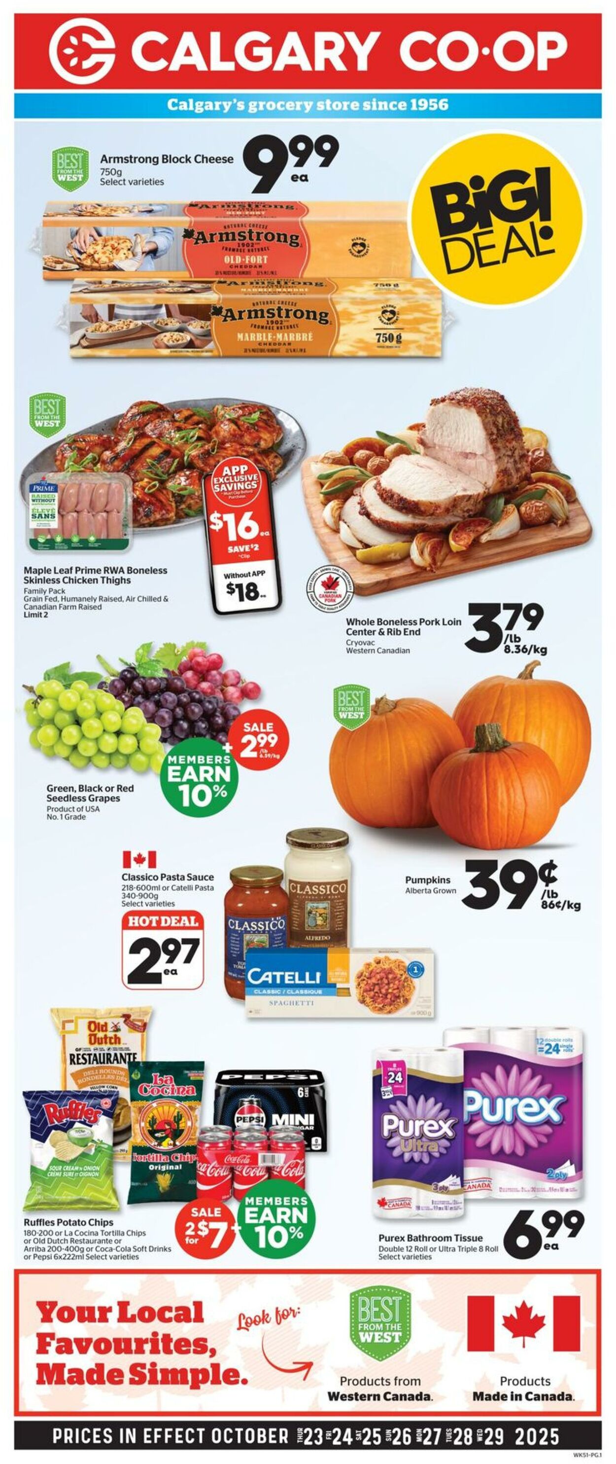 Flyer Calgary CO-OP 23.10.2025 - 29.10.2025