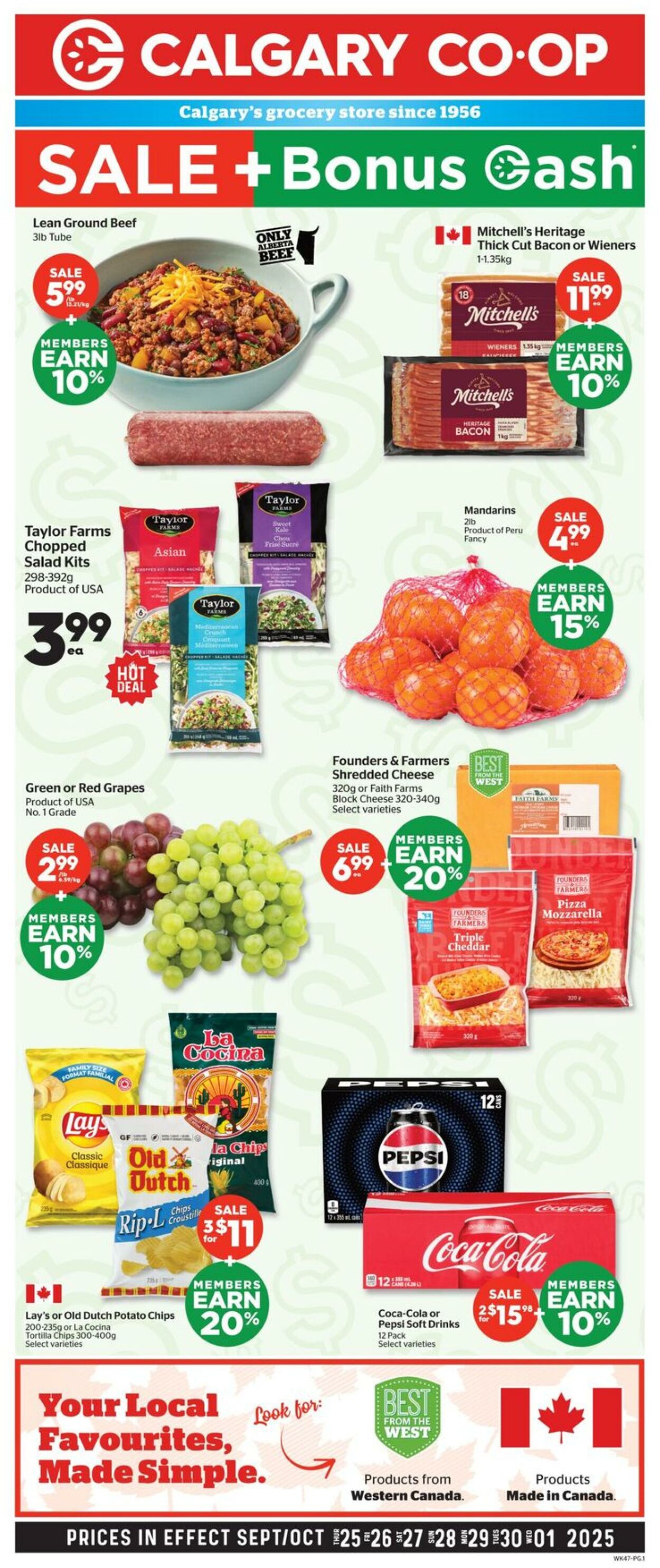Flyer Calgary CO-OP 25.09.2025 - 01.10.2025