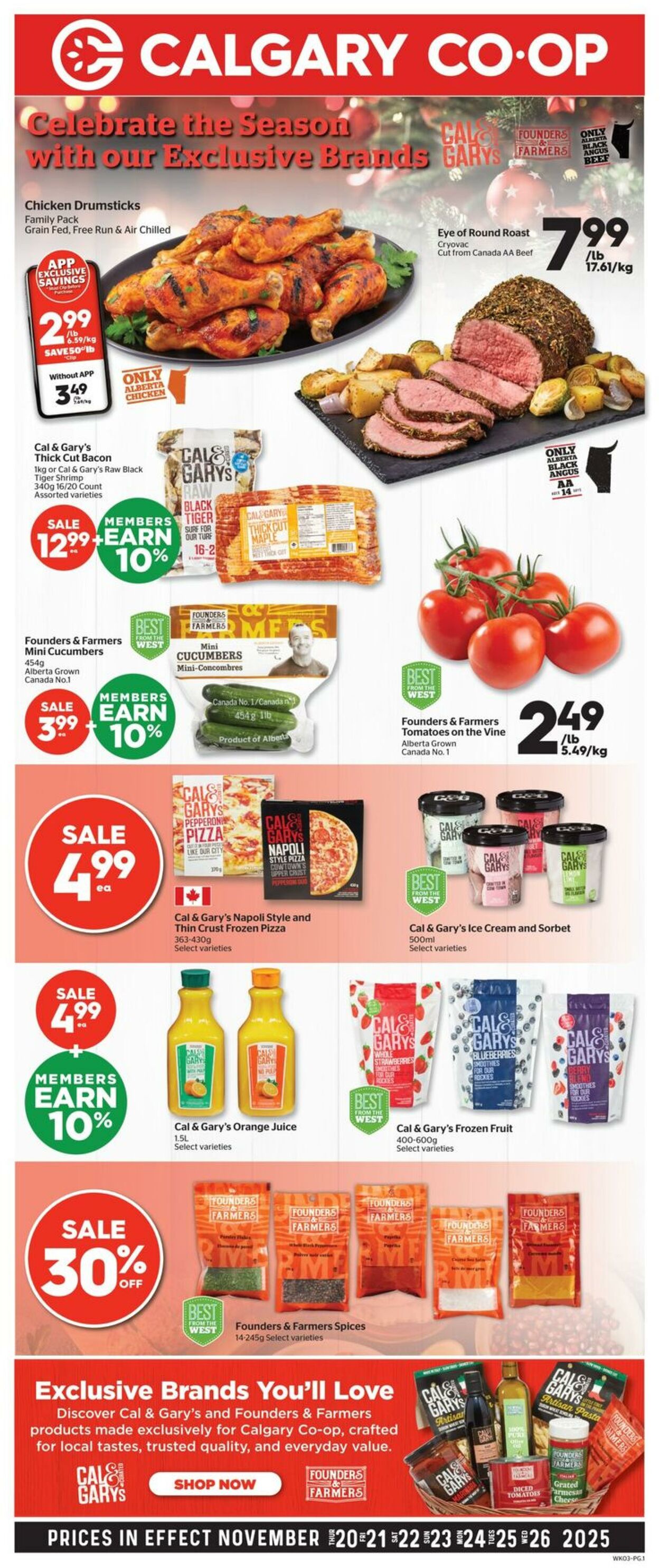 Flyer Calgary CO-OP 20.11.2025 - 26.11.2025