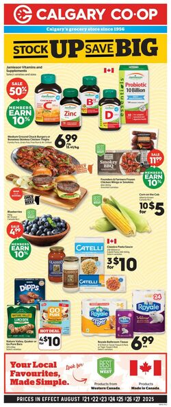 Flyer Calgary CO-OP 21.08.2025 - 27.08.2025