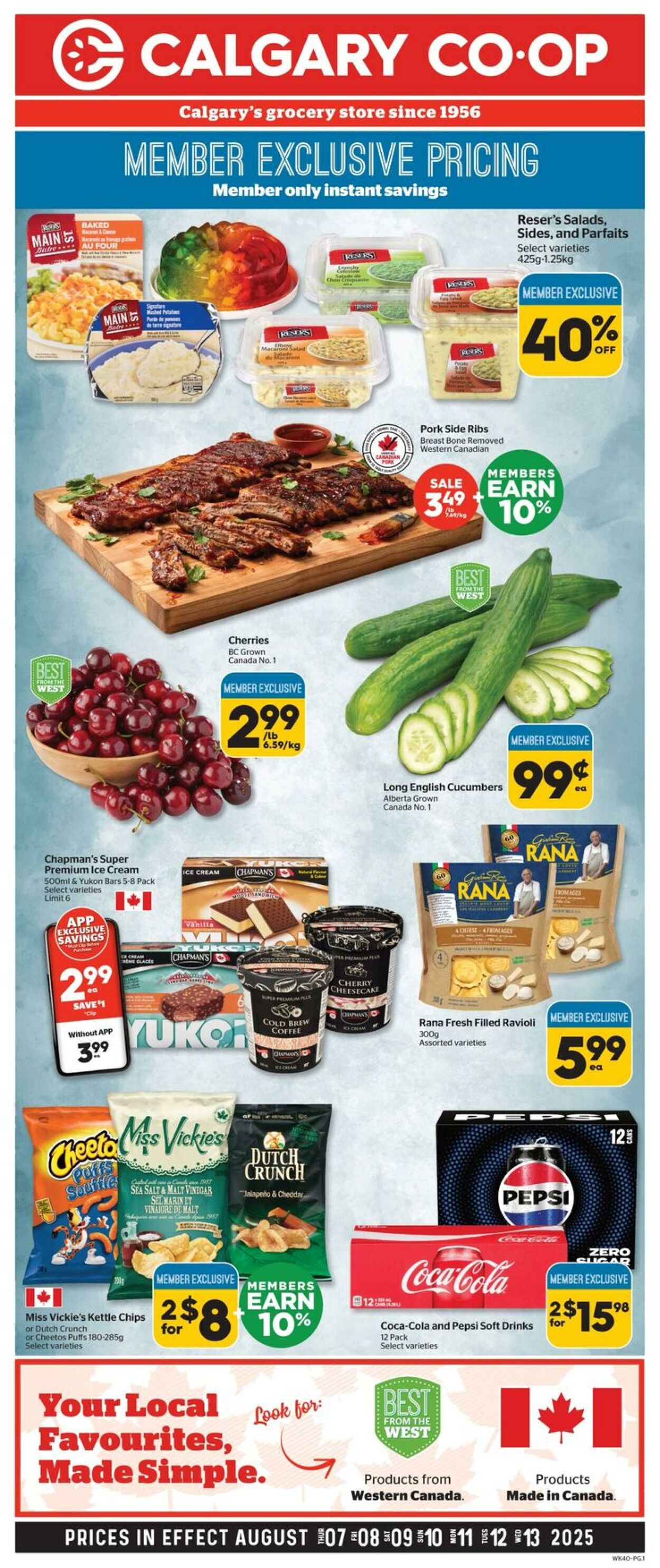 Flyer Calgary CO-OP 07.08.2025 - 13.08.2025
