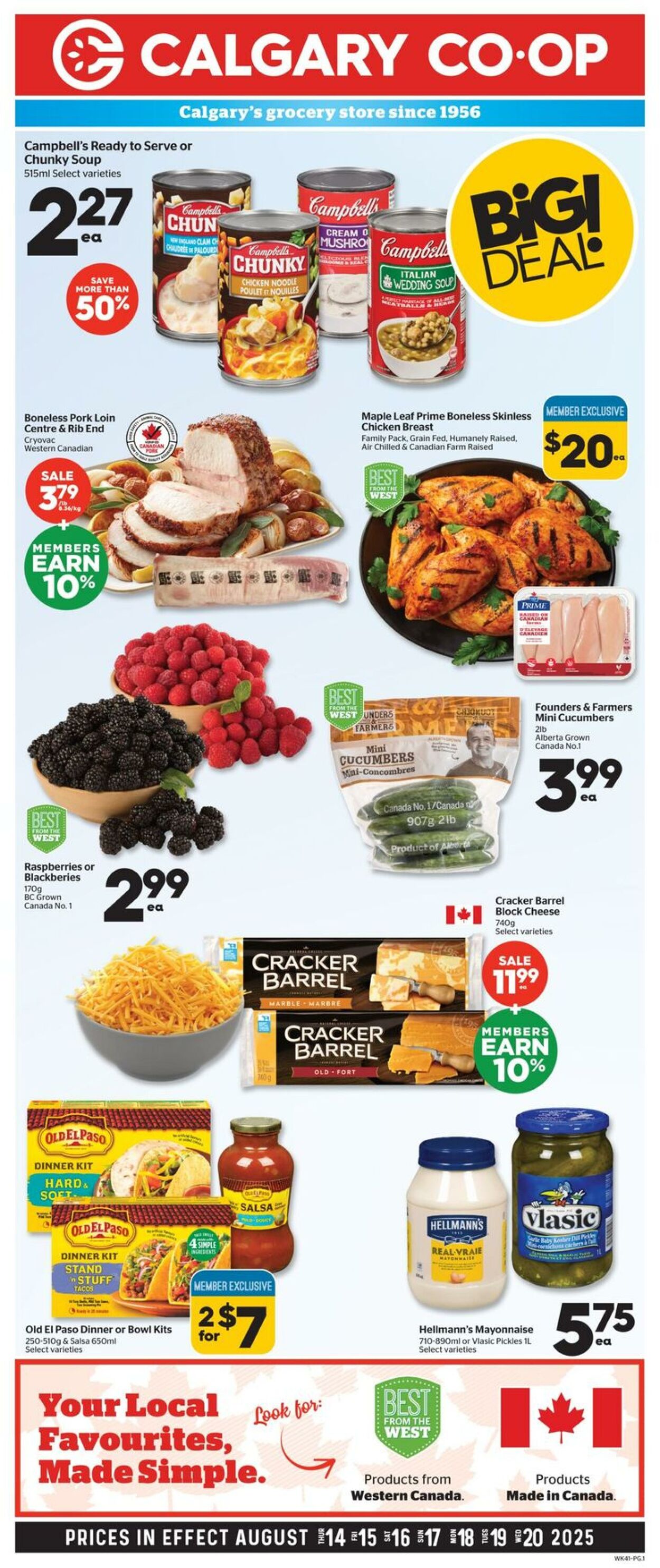 Flyer Calgary CO-OP 14.08.2025 - 20.08.2025