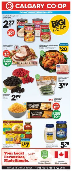 Flyer Calgary CO-OP 14.08.2025 - 20.08.2025