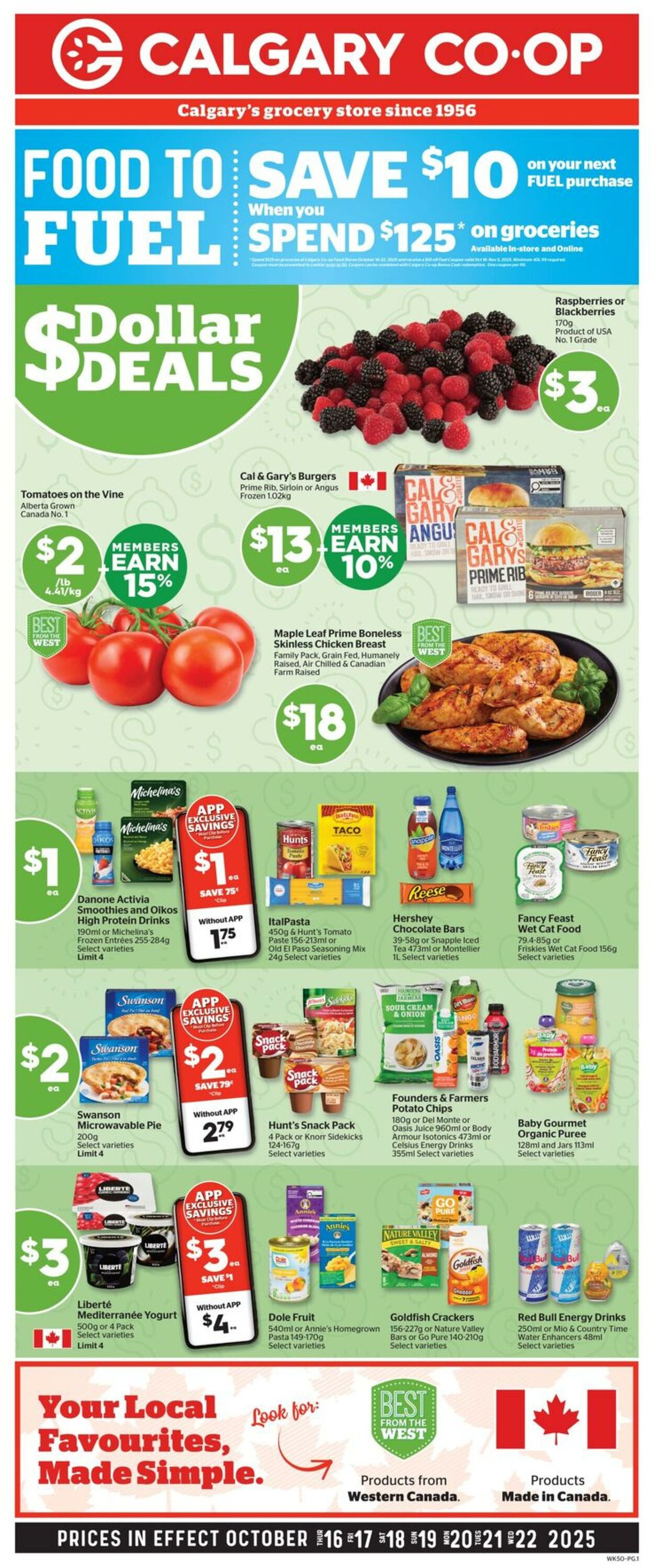 Flyer Calgary CO-OP 16.10.2025 - 22.10.2025