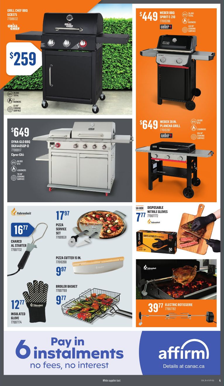 Flyer Canac 17.07.2025 - 23.07.2025