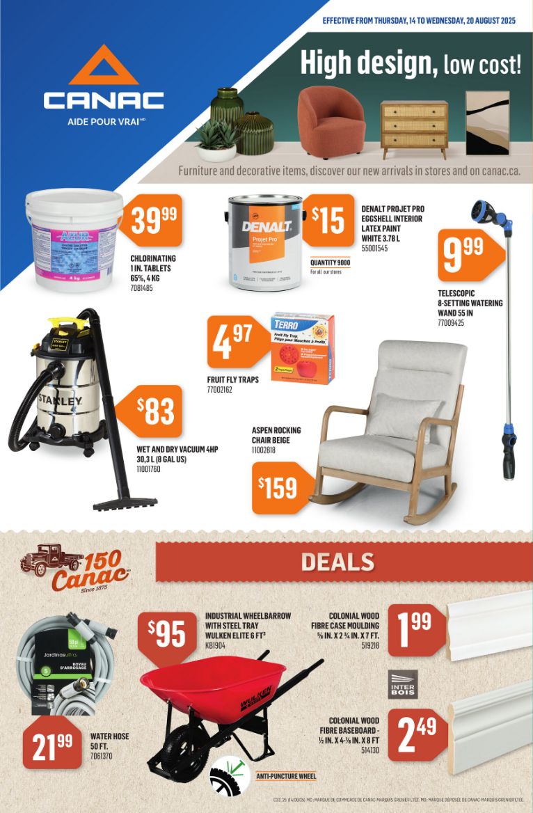 Flyer Canac 14.08.2025 - 20.08.2025