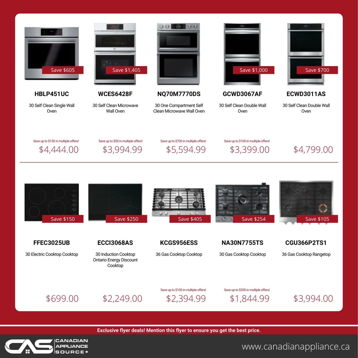 Flyer Canadian Appliance Source 19.01.2023 - 25.01.2023