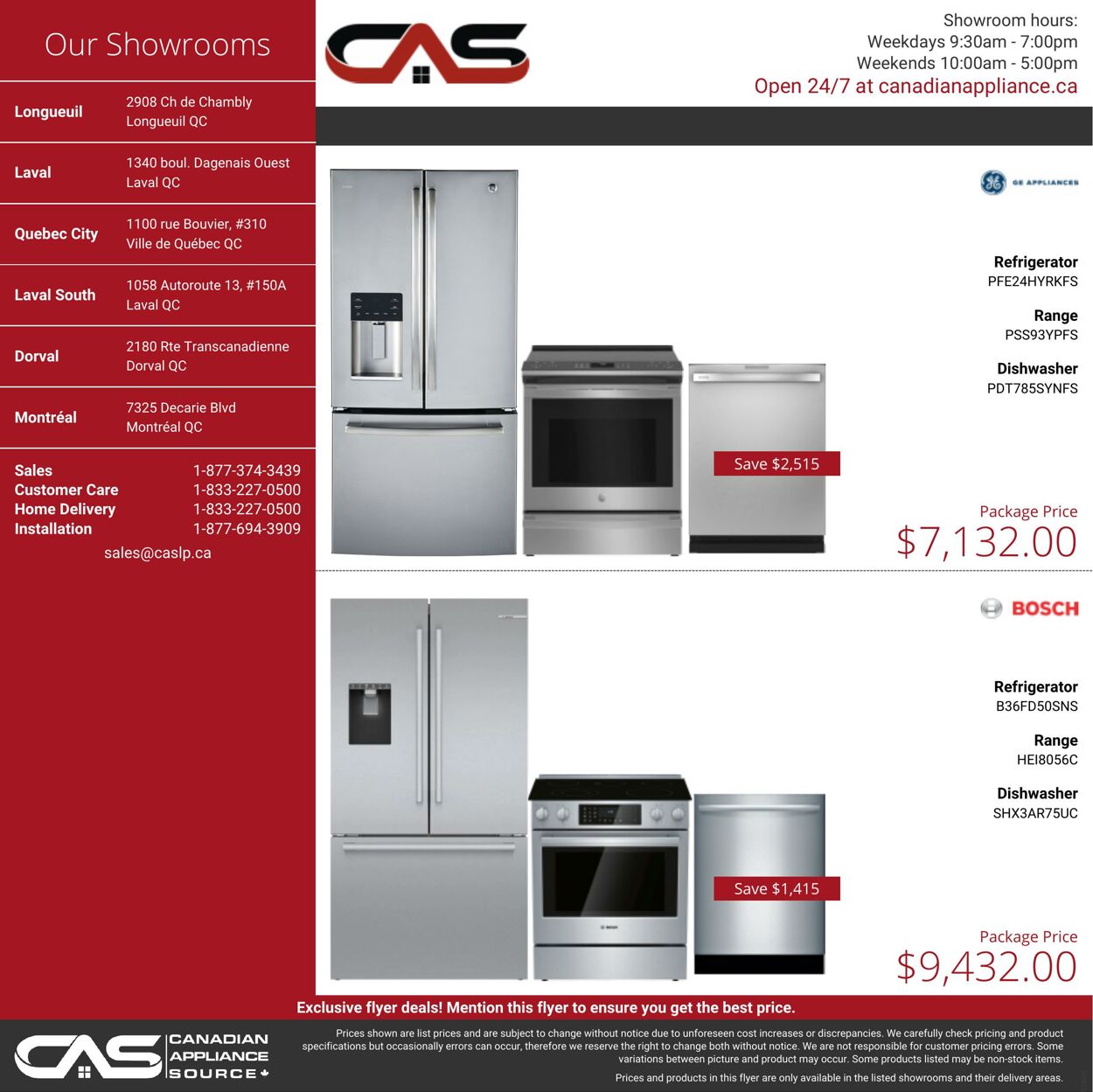 Flyer Canadian Appliance Source 19.01.2023 - 25.01.2023