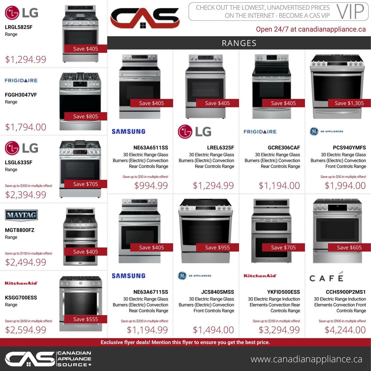 Flyer Canadian Appliance Source 03.11.2022 - 09.11.2022