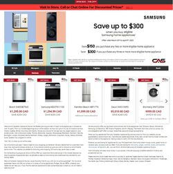 Flyer Canadian Appliance Source 25.05.2023 - 31.05.2023