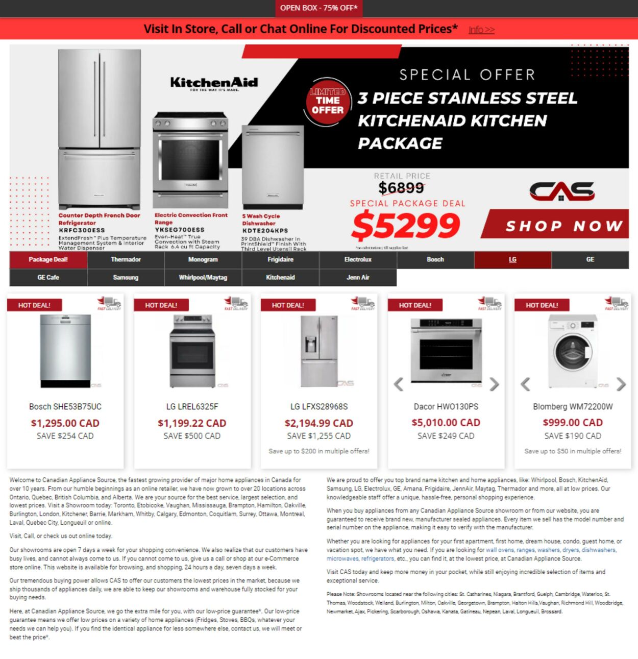 Flyer Canadian Appliance Source 06.04.2023 - 19.04.2023