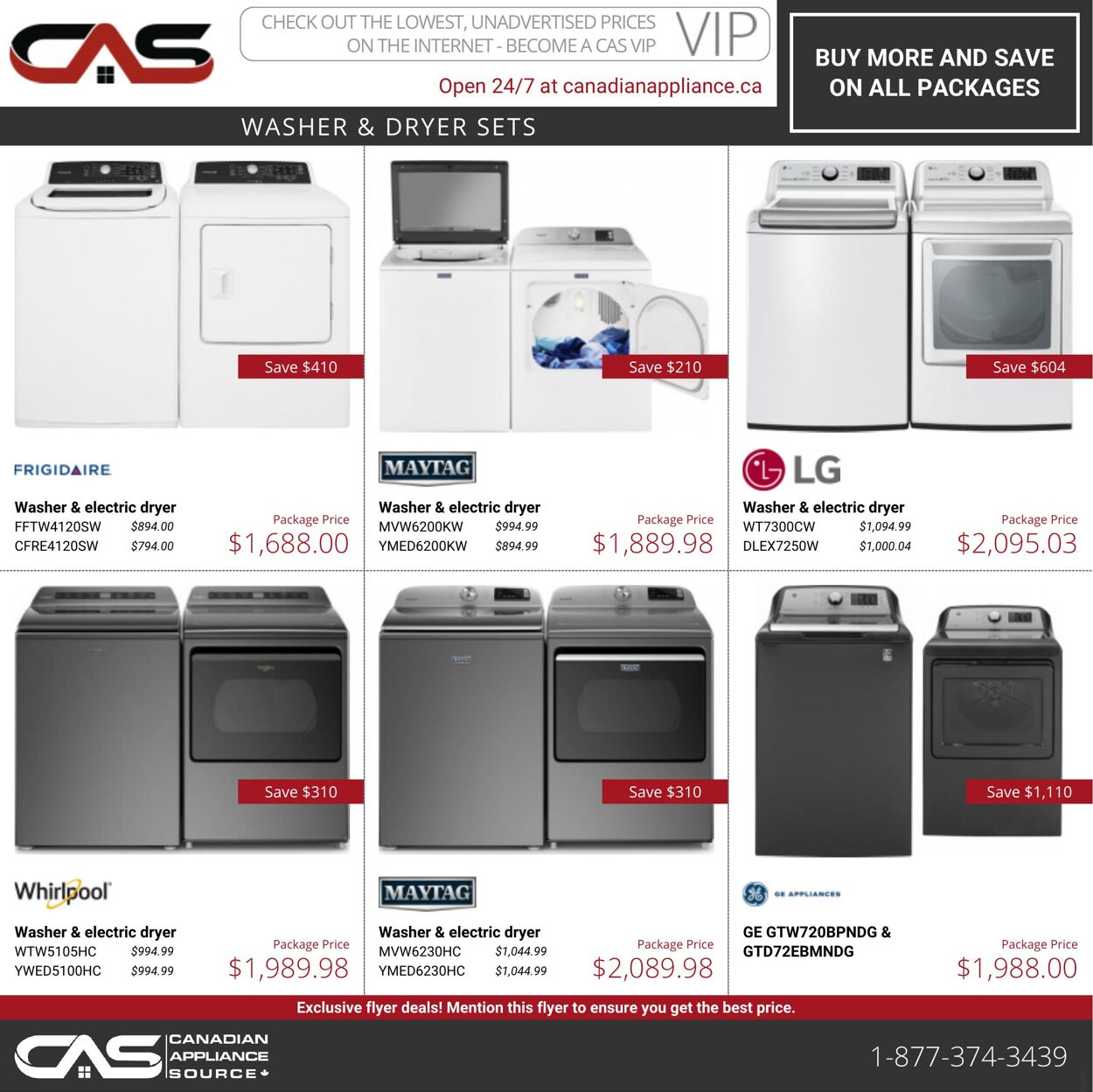 Flyer Canadian Appliance Source 22.09.2022 - 28.09.2022