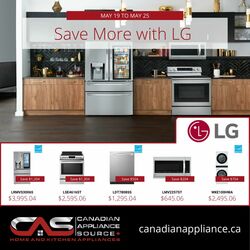 Flyer Canadian Appliance Source 19.05.2022-25.05.2022