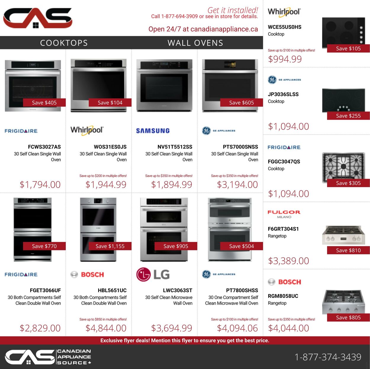 Flyer Canadian Appliance Source 21.07.2022 - 27.07.2022