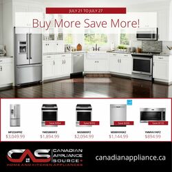 Flyer Canadian Appliance Source 21.07.2022-27.07.2022